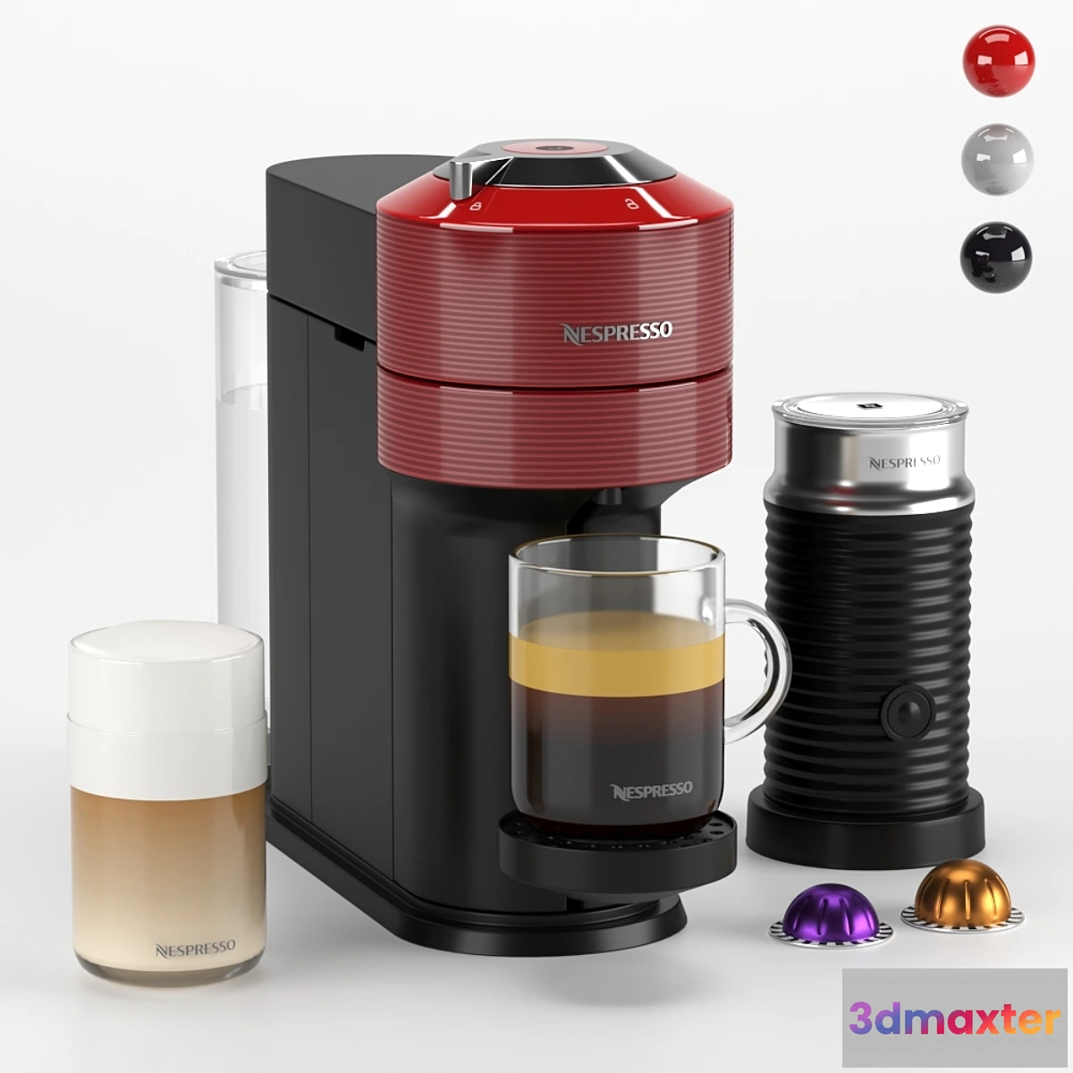 1462762 - Coffee machine Nespresso Vertuo Next GCV1 3D Max