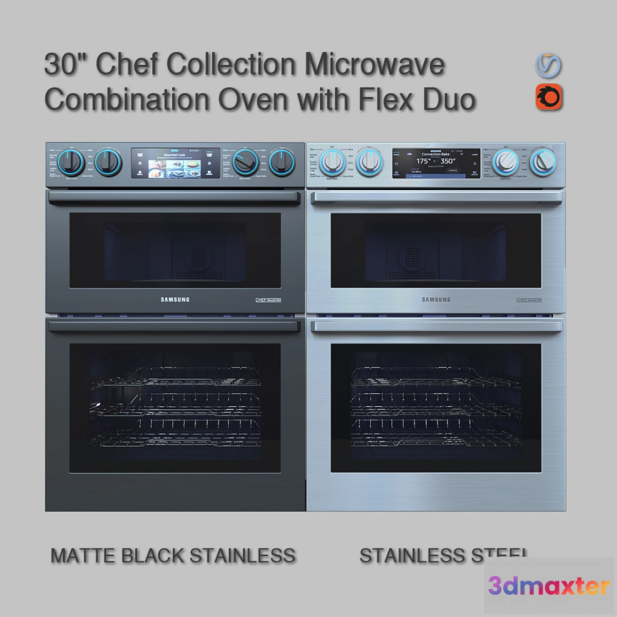 1463726 - Samsung Microwave Combination Oven 3D Max