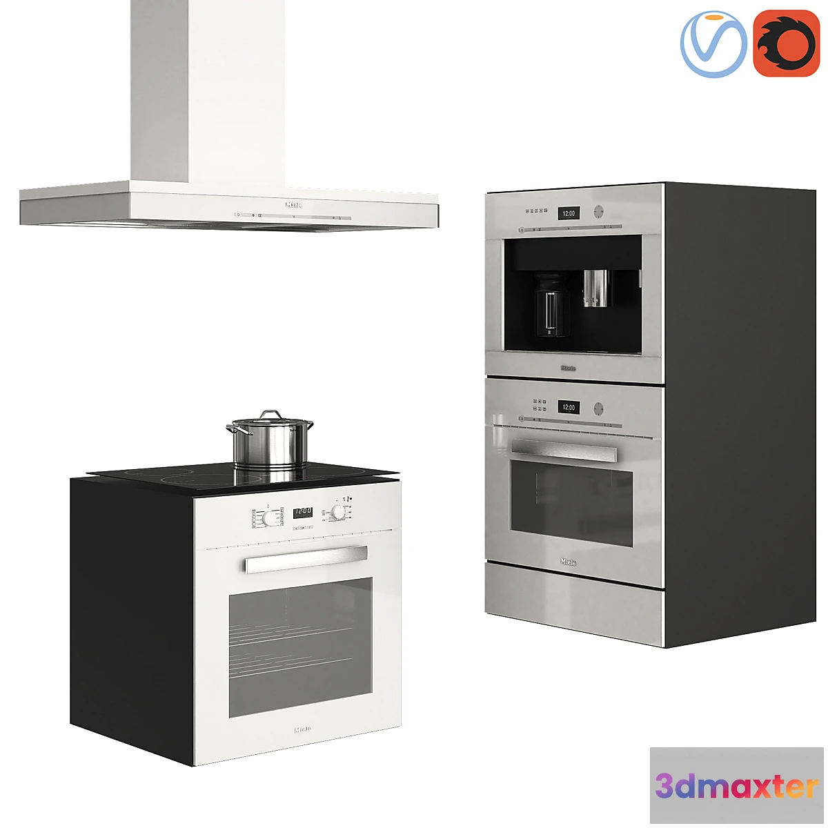 1463812 - Miele Appliances White 3D Max