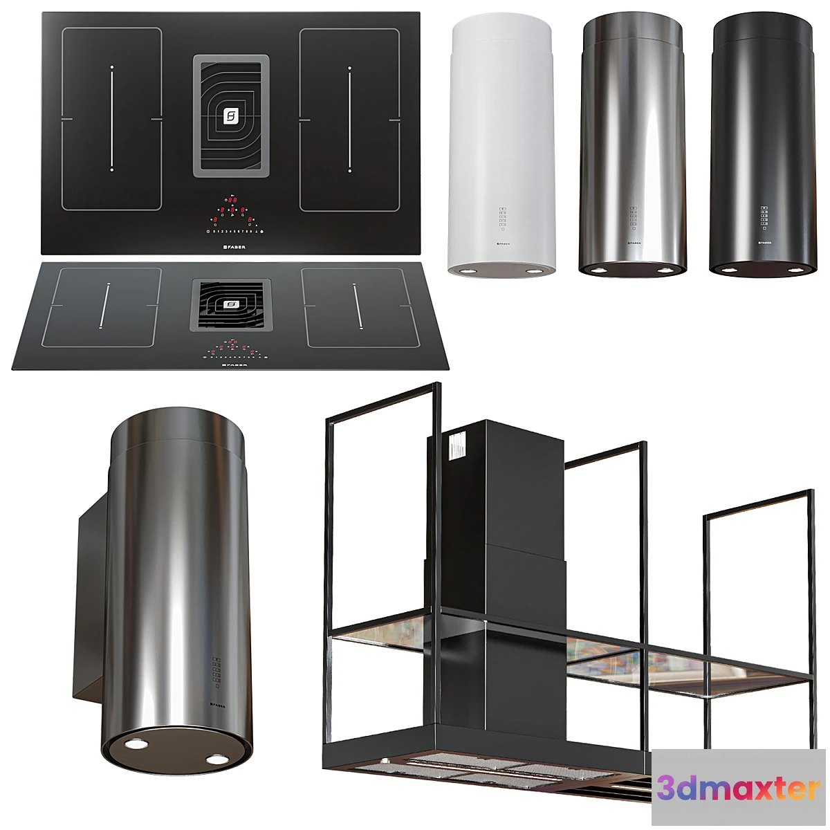 1463876 - Faber appliance set 3D Max