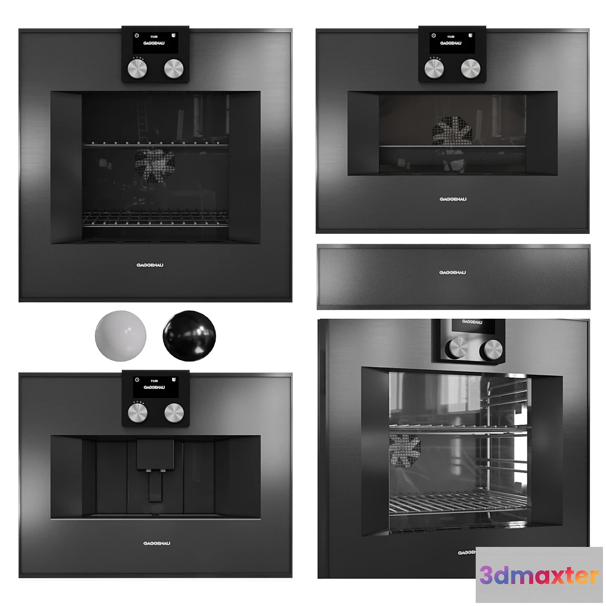 1465126 - Gaggenau Oven Collection 04 3D Max