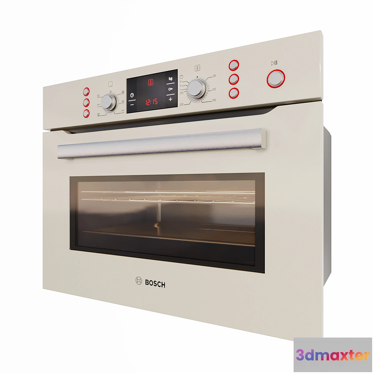 1466674 - Electric oven with microwave Bosch HBC84K533 3D Max