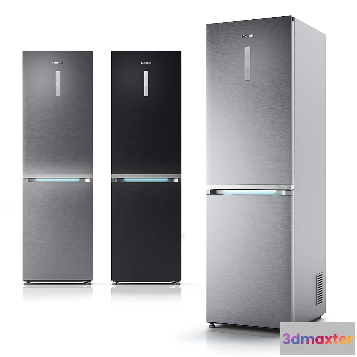 1468078 - Samsung Classic Fridge Freeze 3D Max