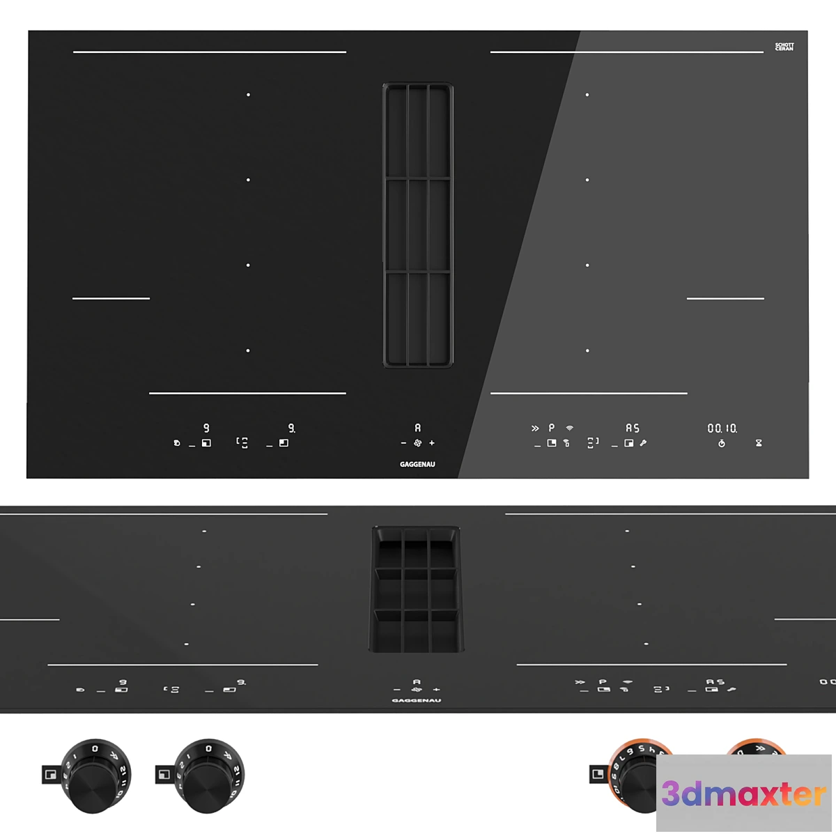 1469942 - Gaggenau CV492100  Hob 3D Max
