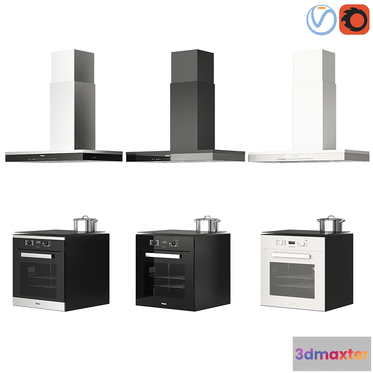 1470828 - Miele Appliances 3D Max