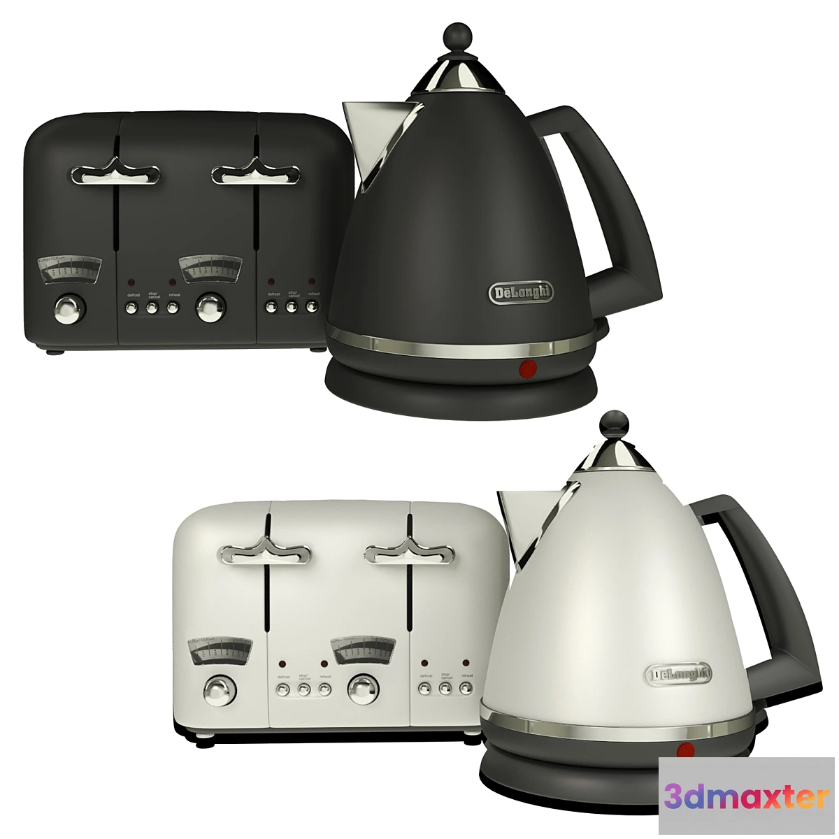 1470866 - Delonghi argento black white 3D Max