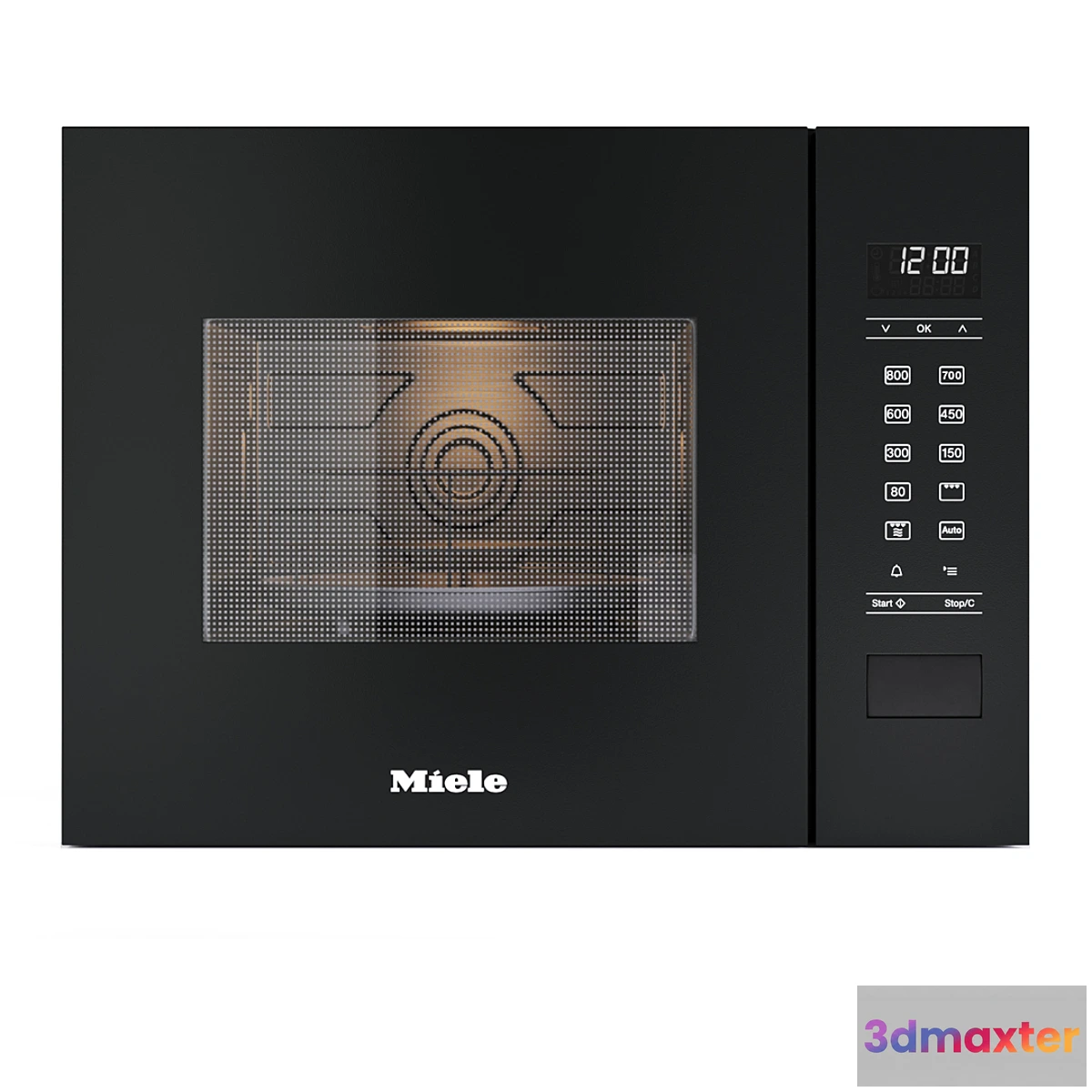 1477032 - Built-in microwave oven - M 2224 SC - by Miele 3D Max