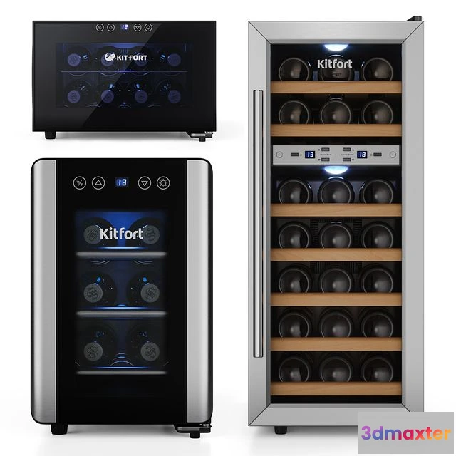 1537788 - Kitfort wine cabinet set 3D Max