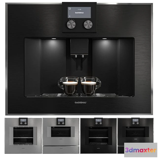 1540137 - Gaggenau Kitchen Appliance Collection 3D Max