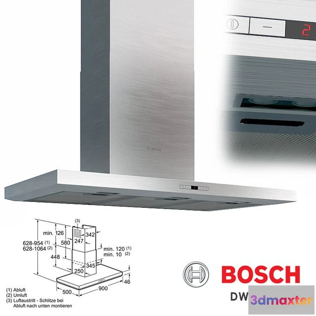 1541893 - Extractor Bosch DWB 098E50 3D Max