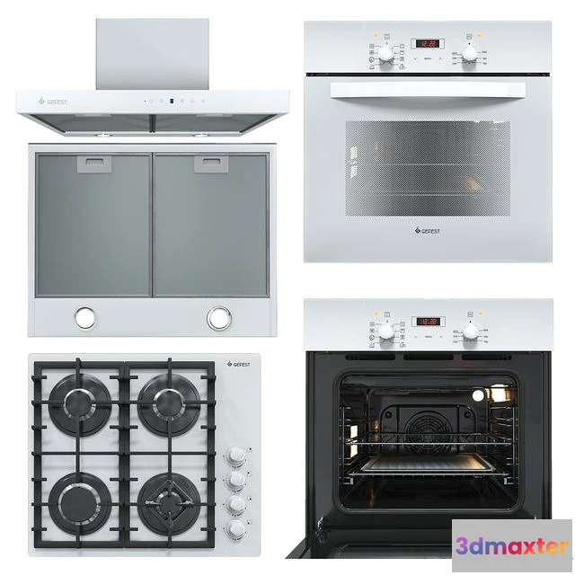 1542007 - Gefest kitchen appliances W 3D Max