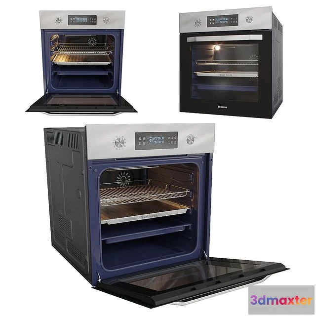 1543971 - Electric oven Samsung NV64R3531BS 3D Max