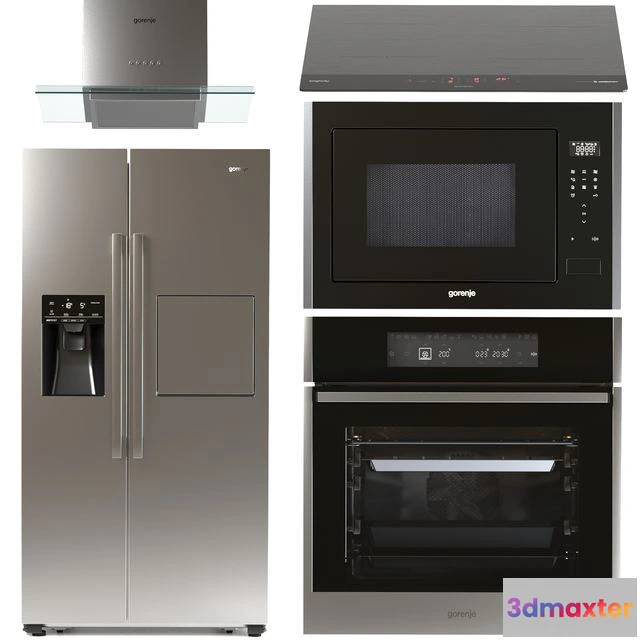 1544573 - Set of kitchen appliances Gorenje 2 3D Max
