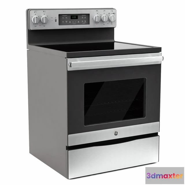1551421 - GE Free-Standing Electric Cooker JB655SKSS 3D Max