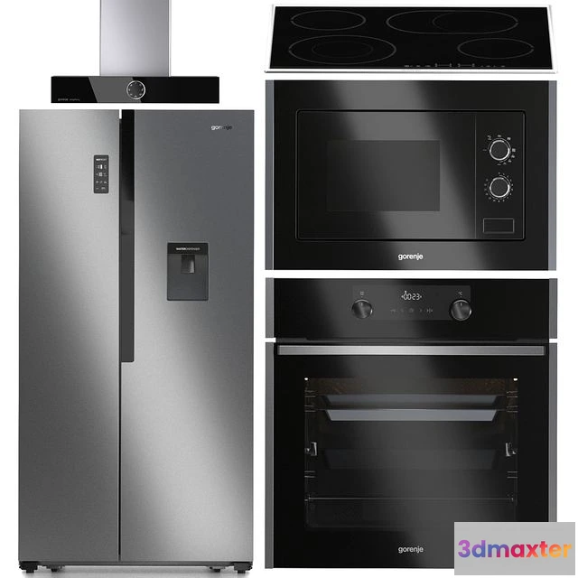 1556319 - Gorenje kitchen appliances set 4 3D Max