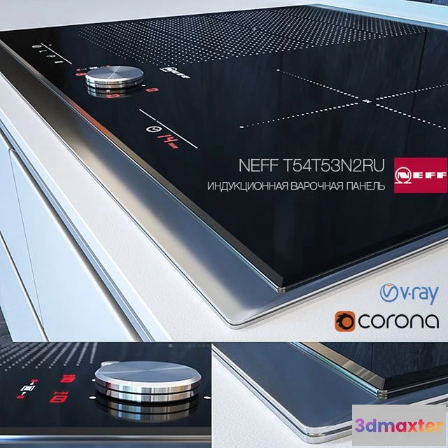 1556365 - Induction hobs NEFF T54T53N2RU 3D Max