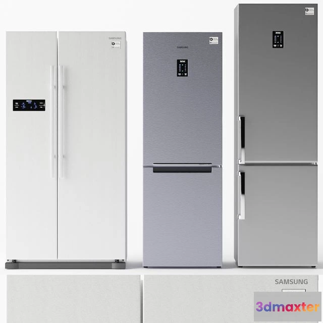 1564245 - Samsung refrigerator set 3D Max