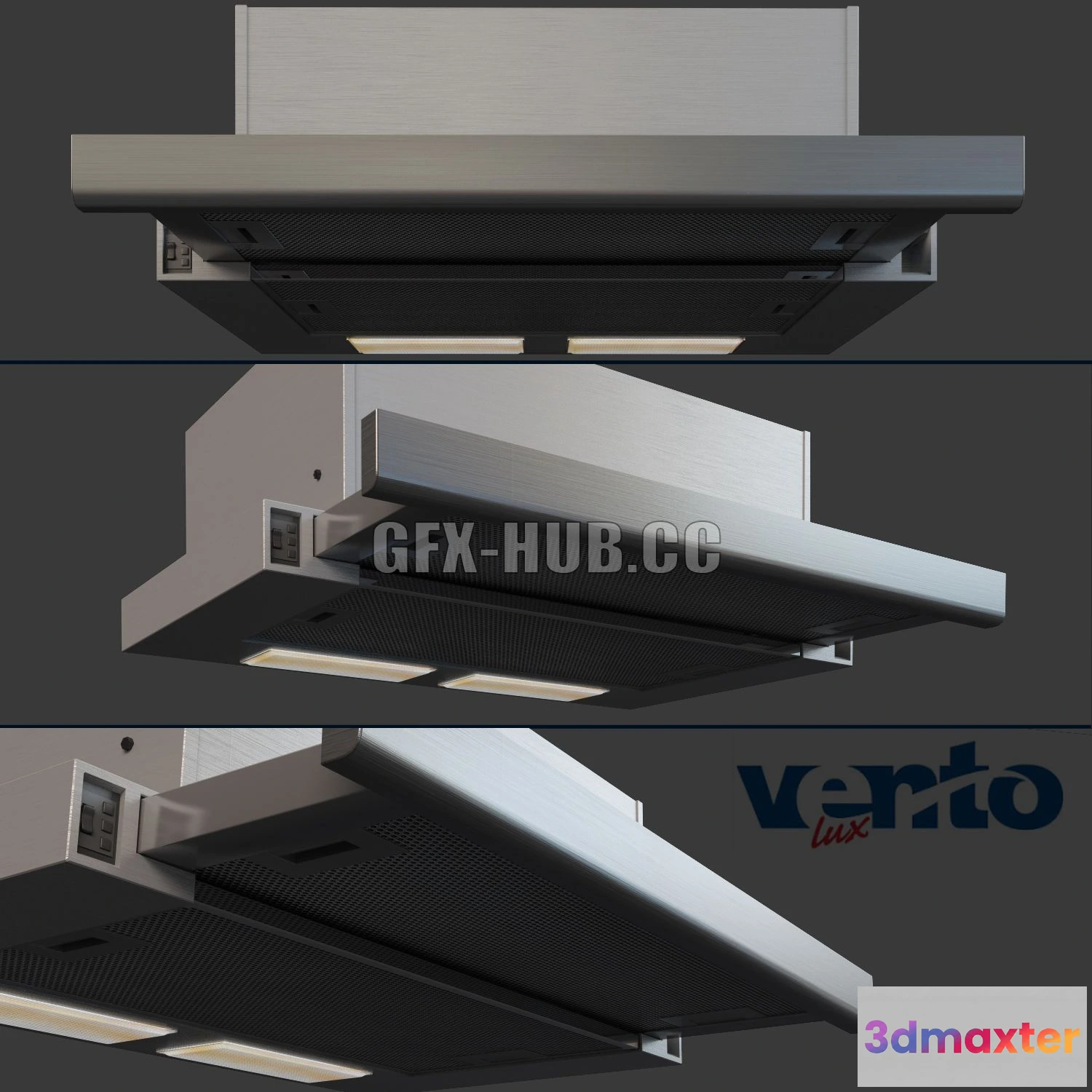 1565862 - Extractor Ventolux GARDA 50 MTG INOX 3D Max