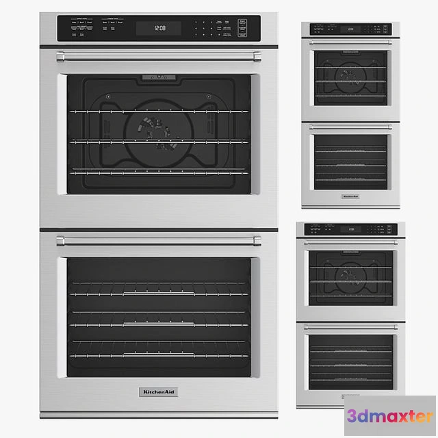 1566350 - KitchenAid - Double Wall Ovens 3D Max