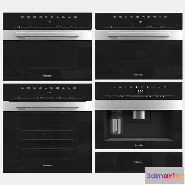 1569106 - Miele Kitchen Appliance set 3D Max