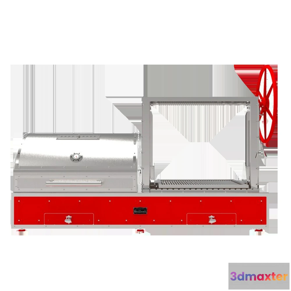 1645428 - GRILLVETT - Charcoal grill Corvett 1800 3D Max