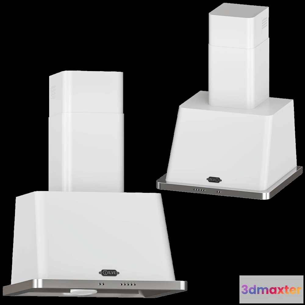 1645432 - ILVE  - Wall mounted extractor hood UAM70 3D Max