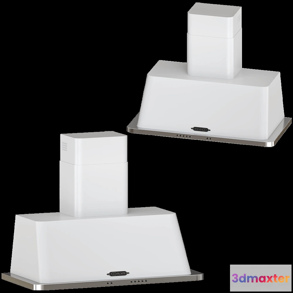 1645452 - ILVE  - Wall mounted extractor hood UAM120 3D Max