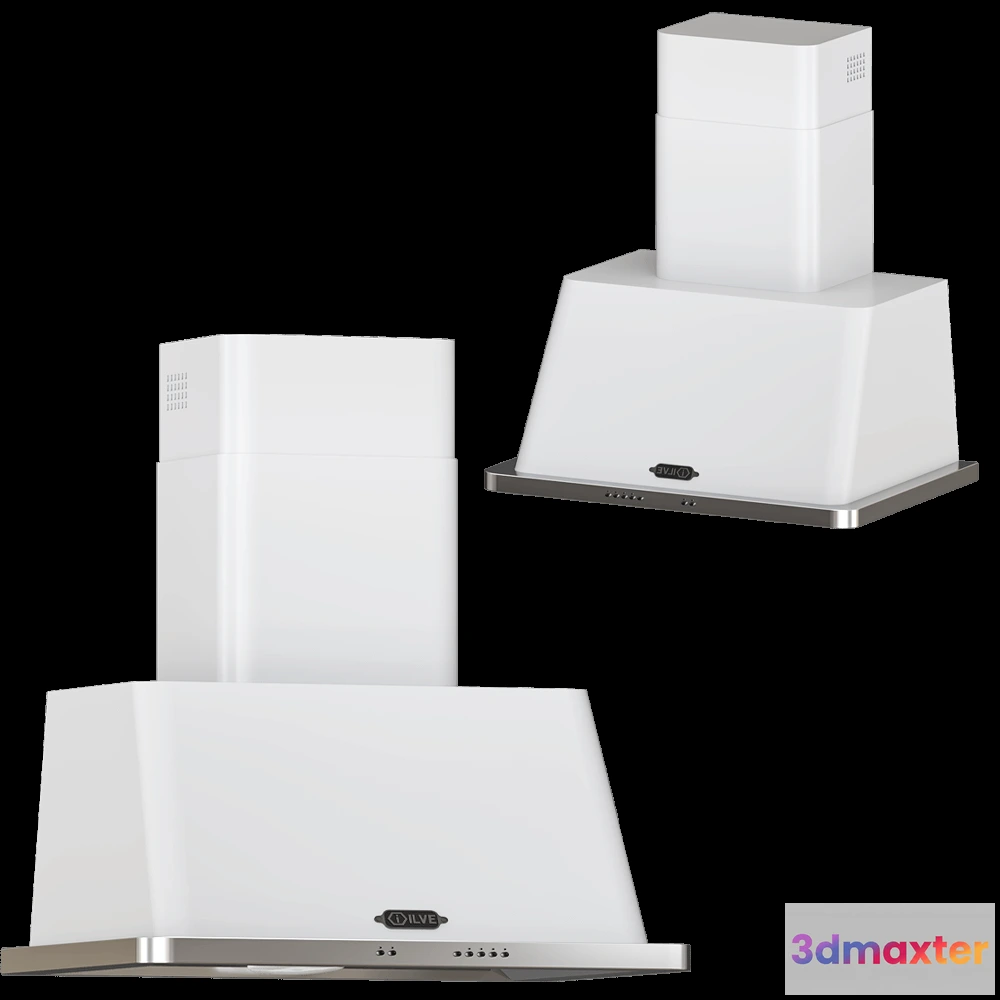 1645456 - ILVE  - Wall mounted extractor hood UAM90 3D Max