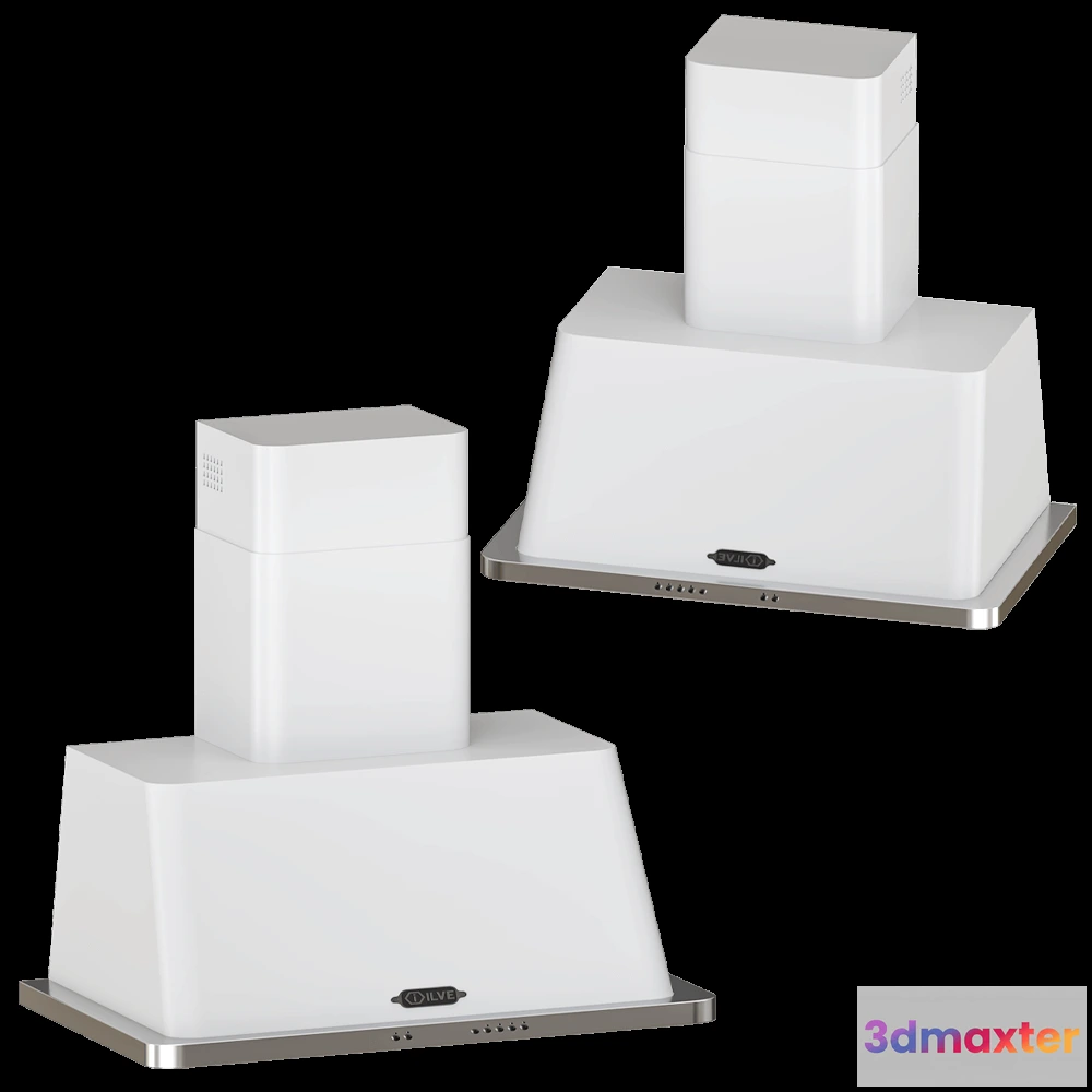 1645460 - ILVE  - Wall mounted extractor hood UAM100 3D Max