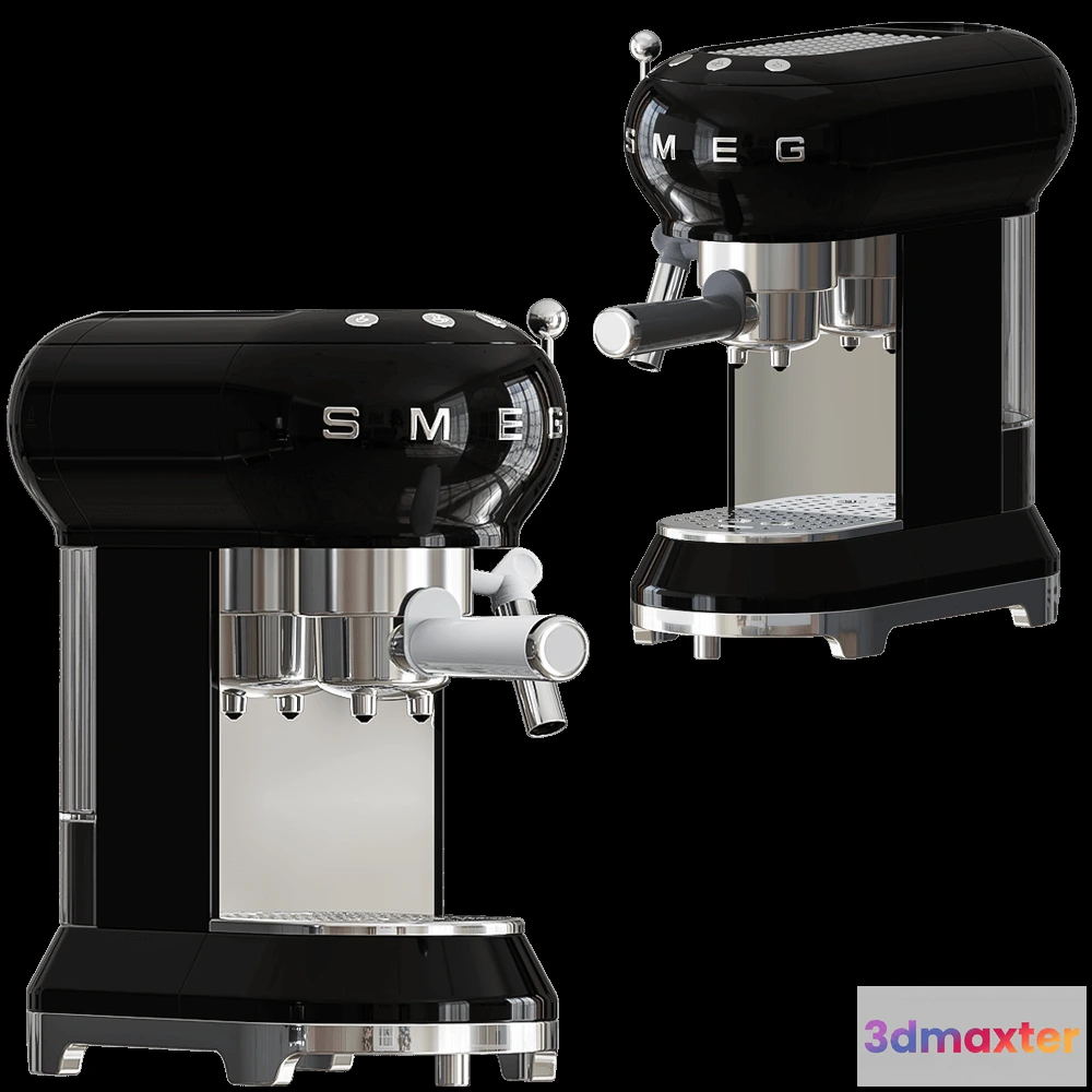 1645476 - Smeg - Carob espresso coffee machine 3D Max