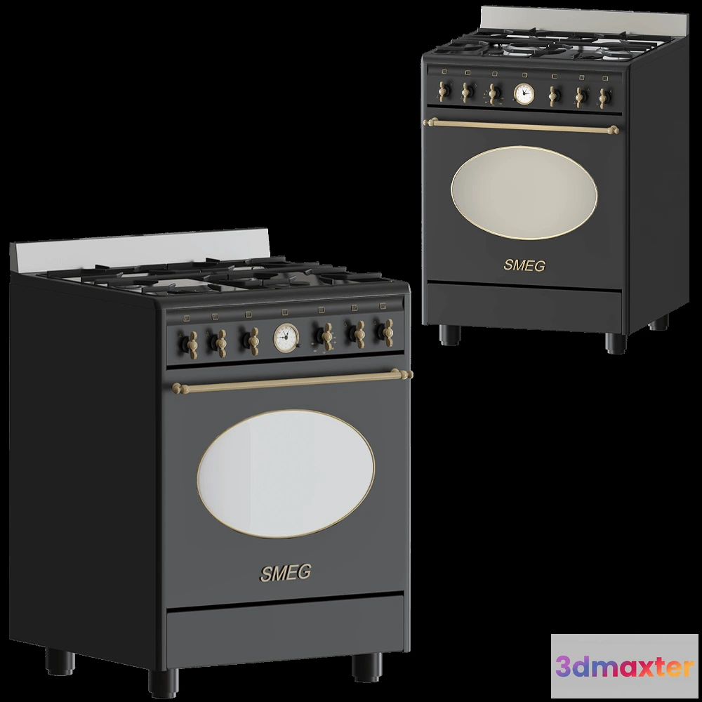 1645486 - Smeg - Gas stove CO68GMA8 3D Max