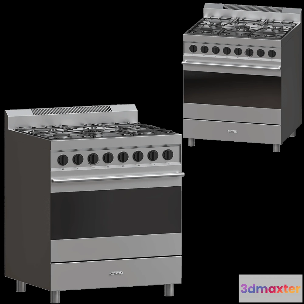 1645502 - Smeg - Gas stove C30GGXU1 3D Max