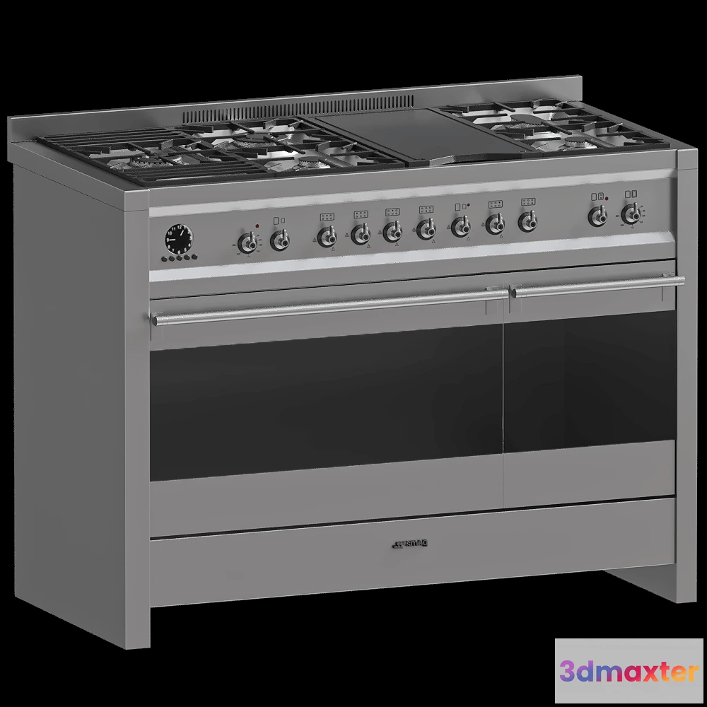 1645506 - Smeg - Gas A3XU6 3D Max