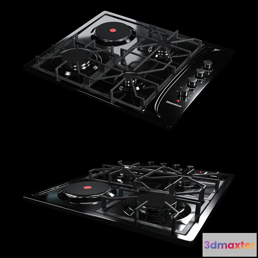 1645540 - Toon Project - Gas stove Hausberg black 3D Max