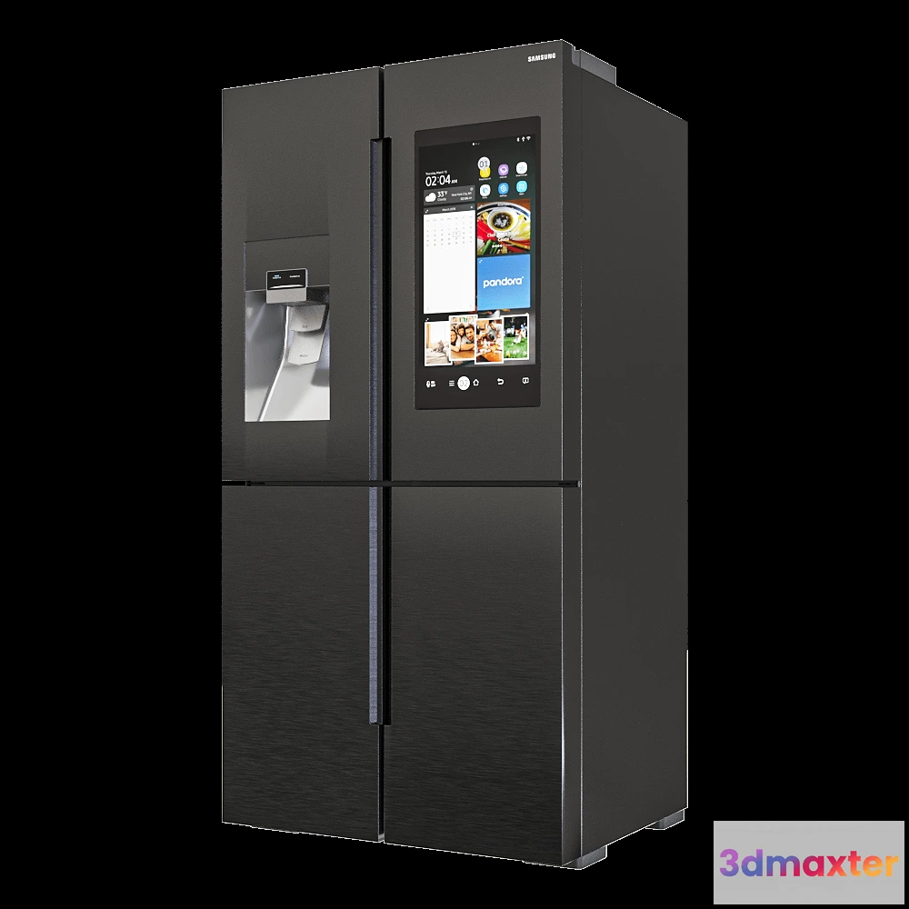 1645552 - Toon Project - Refrigerator Samsung RF28M9580 3D Max