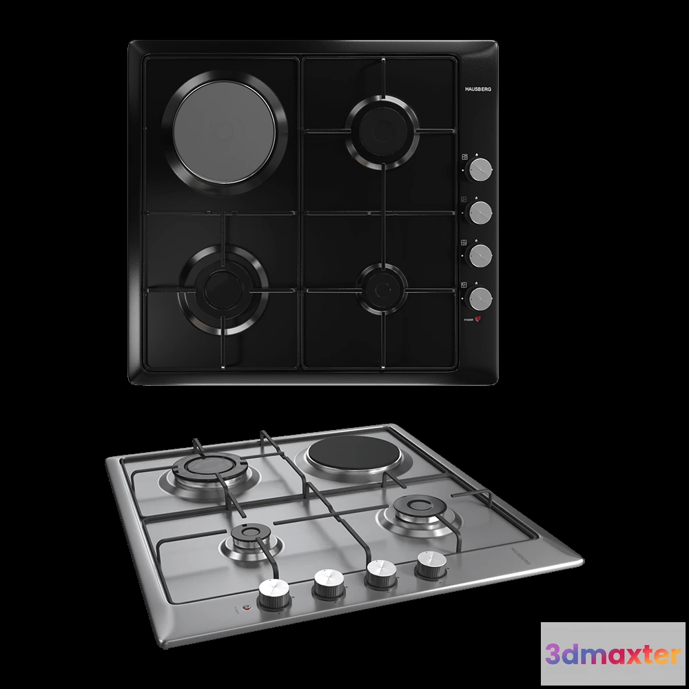 1645570 - Toon Project - Built-in gas hobs 3D Max