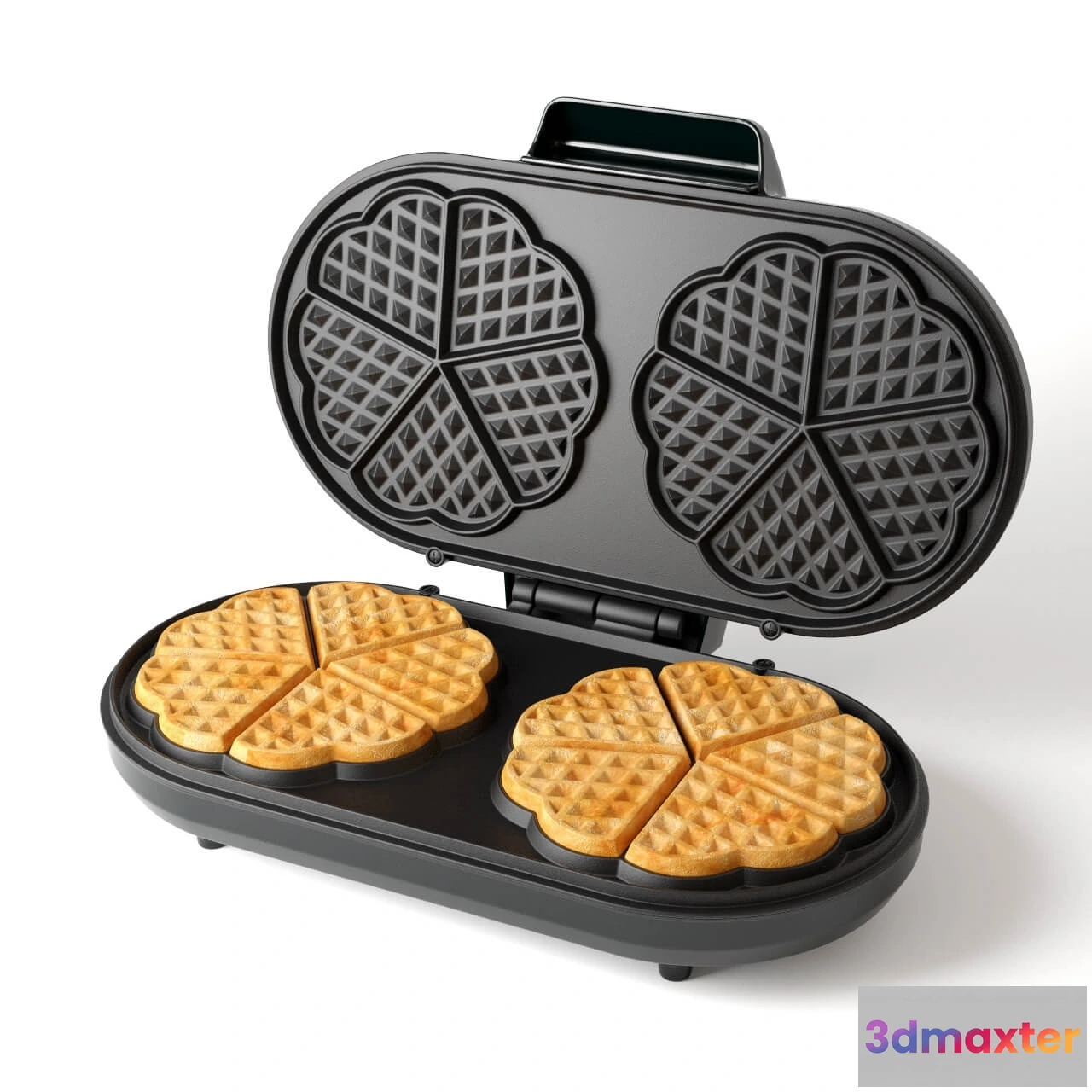 1645630 - kitchen - Waffle maker tristar WF2120 3D Max