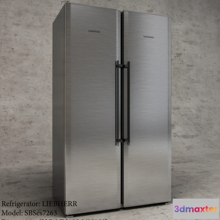 1645634 - kitchen - Liebherr 2 3D Max