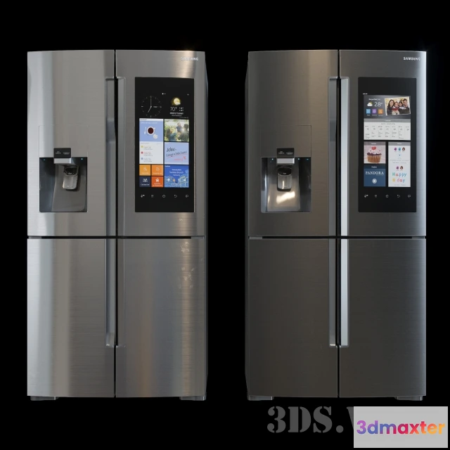 1645654 - kitchen - SAMSUNG RF22K9581SR 3D Max
