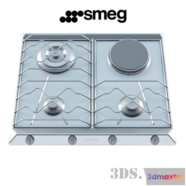 1645658 - kitchen - Smeg hob 3D Max