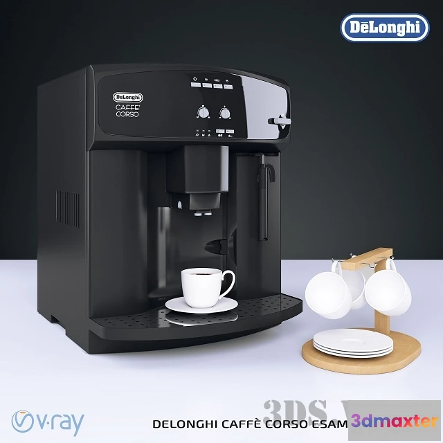 1645686 - kitchen - Automatic coffee machine ESAM 2600 Caffe Corso 3D Max