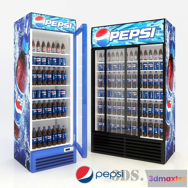 1645692 - kitchen - Refrigerators Pepsi 3D Max
