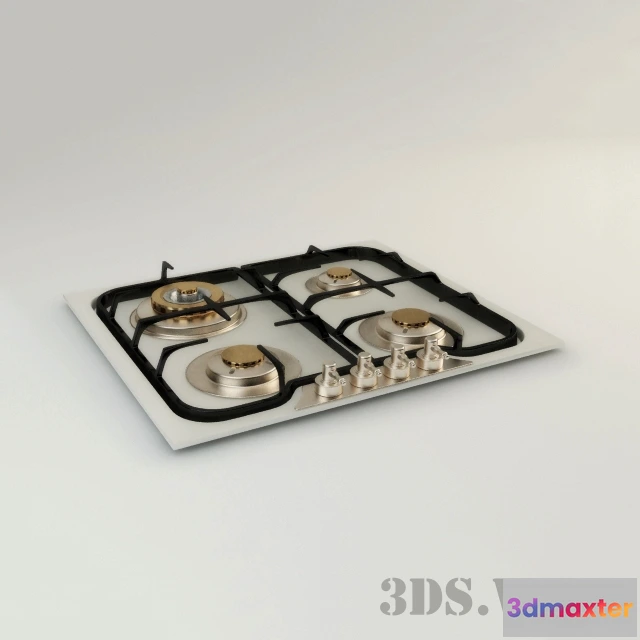 1645706 - kitchen - Built-in gas hob 3D Max
