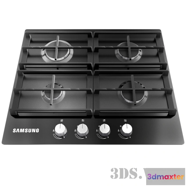 1645712 - kitchen - Gas surface Samsung NA64H3010AK  WT 3D Max