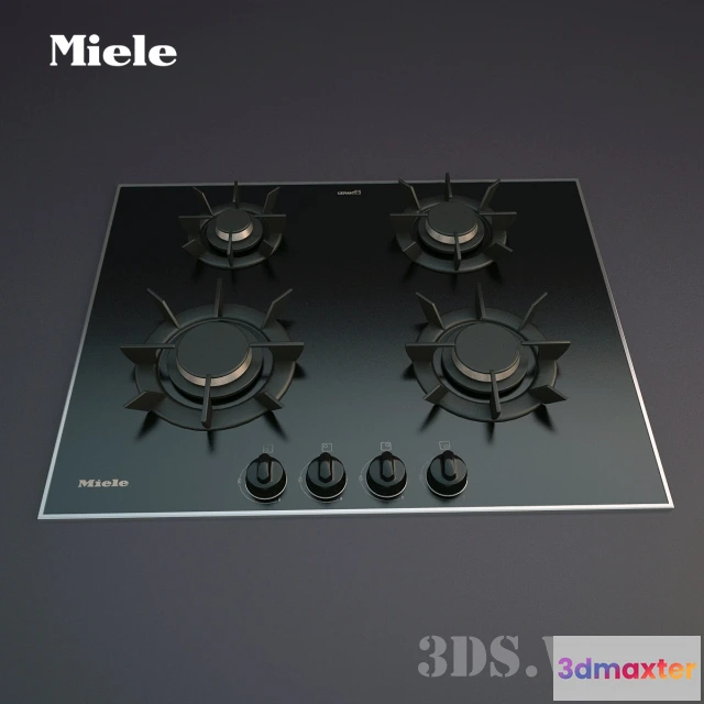 1645756 - kitchen - Miele built-in gas hob 3D Max