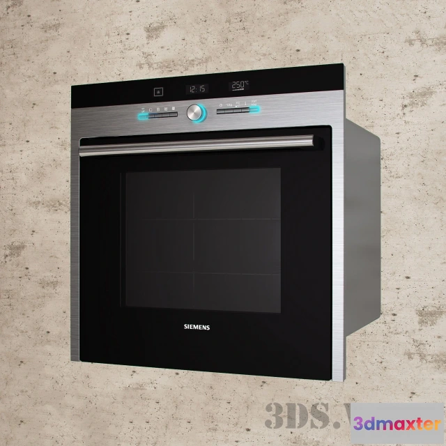 1645776 - kitchen - Oven Siemens HB76G1560S 3D Max