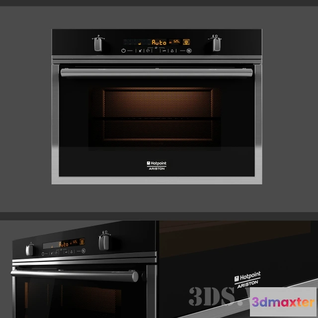 1645796 - kitchen - Electric oven HOTPOINT  ARISTON 3D Max