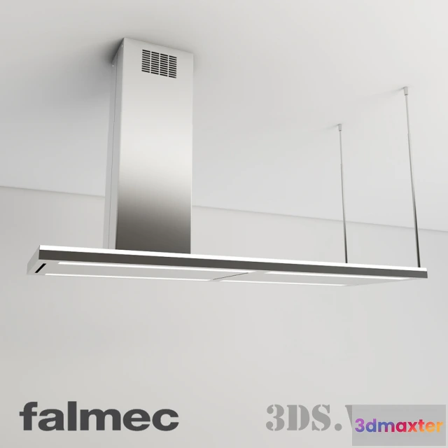 1645798 - kitchen - Chimney hood FALMEC Lumen isola 175 IX (800) 3D Max