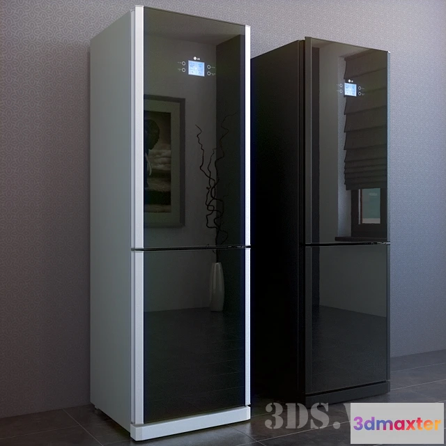 1645800 - kitchen - Refrigerators LG GA-B409TGMR 3D Max