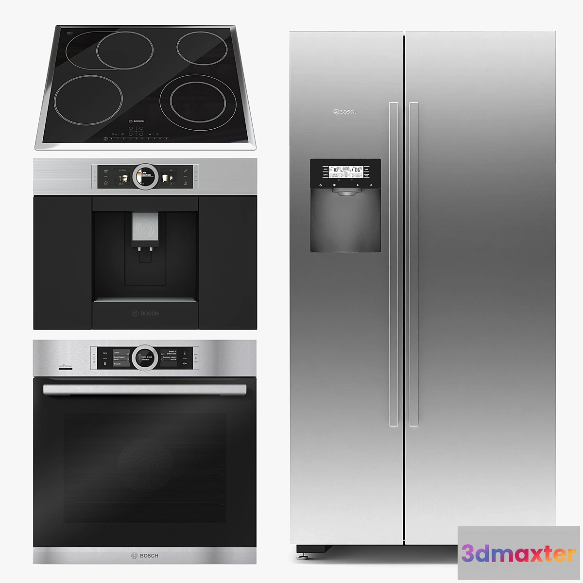 564077 - Bosch fridge cooktop oven cooktop coffee machine